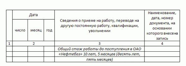 Справка для дубликата трудовой книжки образец